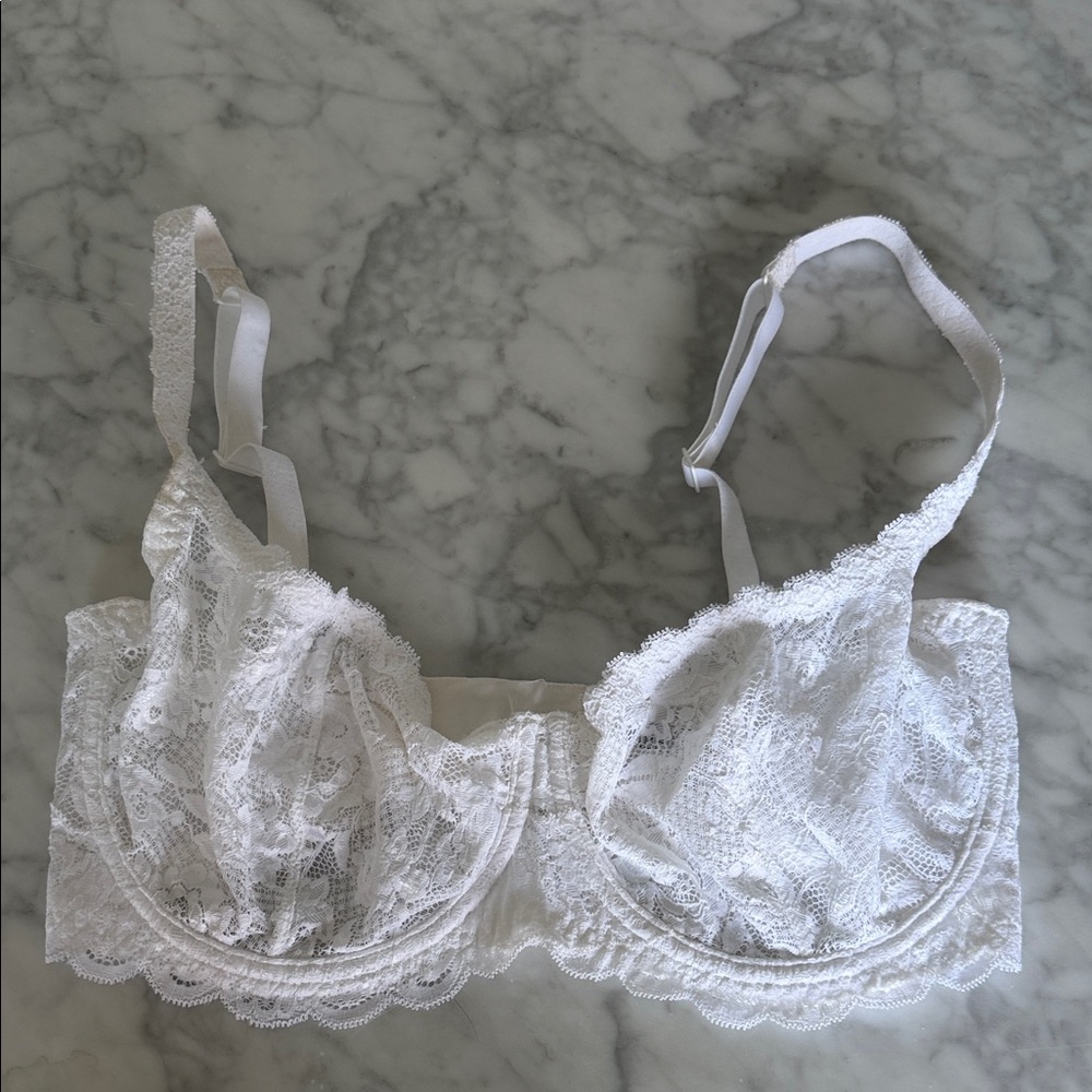 Cosabella White Lace Underwire Bra